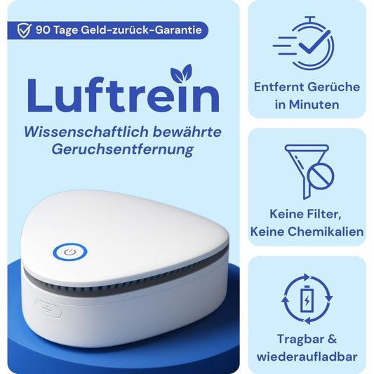 Luftrein | Entfernt Rauchgeruch auf Knopfdruck